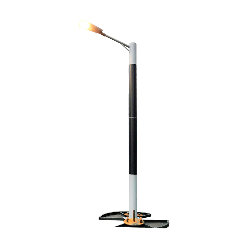 DDK-SSPL-2000 Válcový solární sloup Jednoramenný/Dvouramenný a pouliční LED lampy